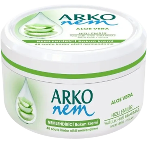 Arko Nem Aloe Vera Nemlendirici Bakım Kremi 300 Ml