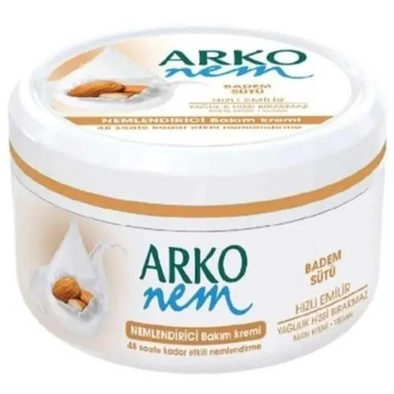Arko Nem Badem Sütü Nemlendirici Bakım Kremi 300 Ml