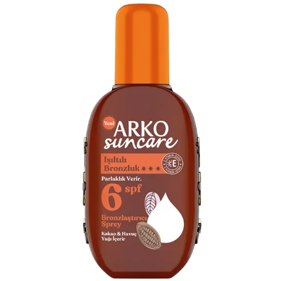 Arko Suncare Bronzlaştırıcı Sprey 220 Ml Spf6