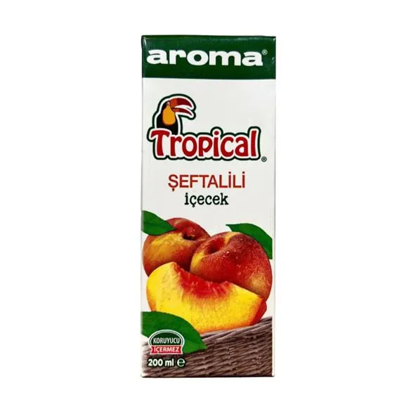 Aroma Meyve Suyu Tropical Şeftali 200 Ml