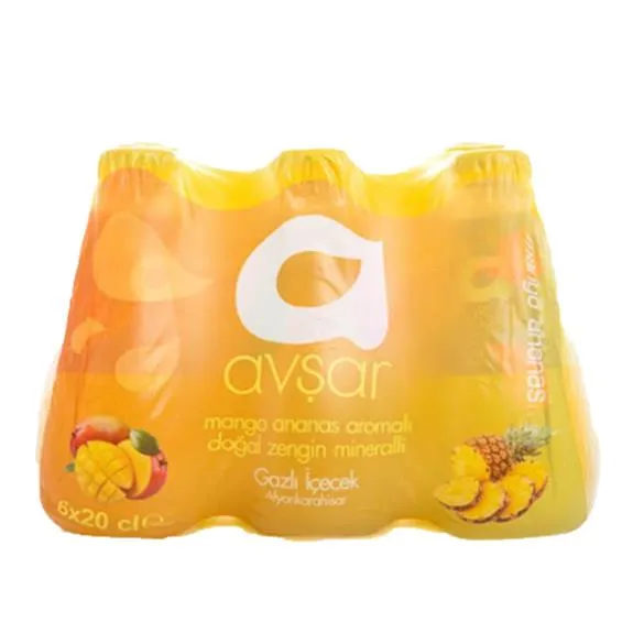 Avşar Mango-Ananas Aromalı Maden Suyu 6X200 Ml