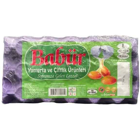Babür Yumurta L Boy 15 Li Beyaz