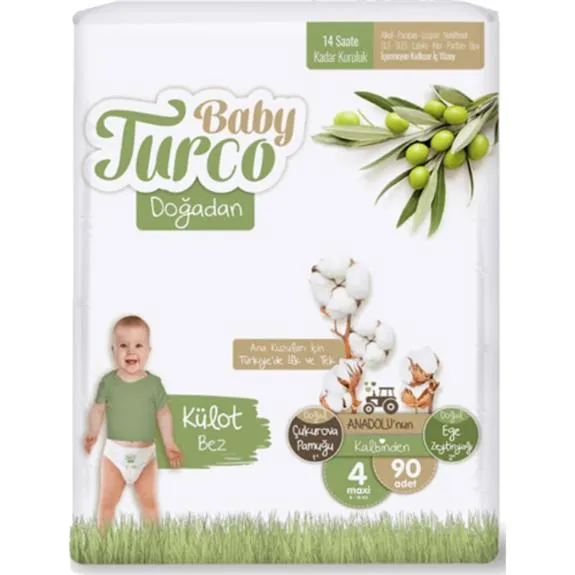 Baby Turco Külot Bez 4 No 90 Lı