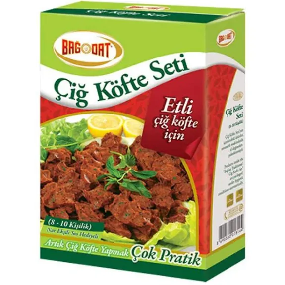 Bağdat Etli Çiğ Köfte Seti 611 Gr