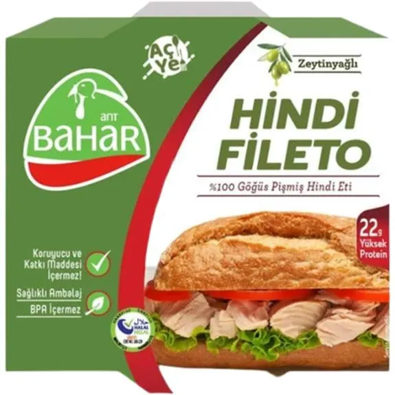 Bahar Hindi Fileto Zeytinyağlı 120 Gr