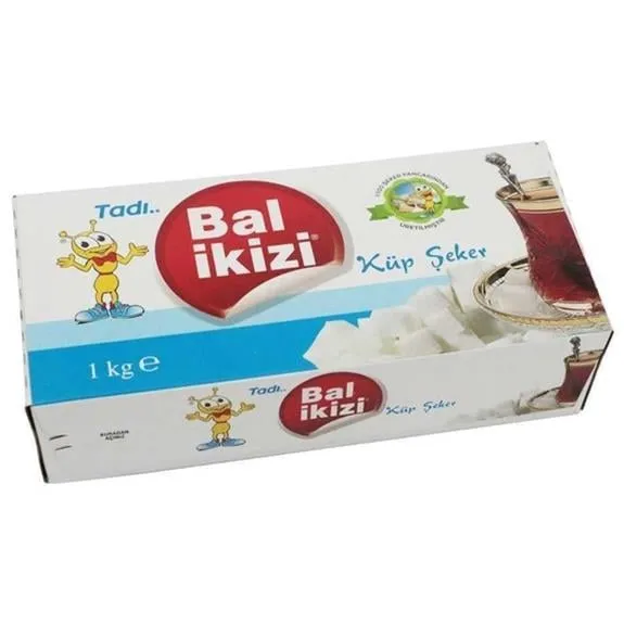 Bal İkizi Küp Şeker 1 Kg (360 Adet)