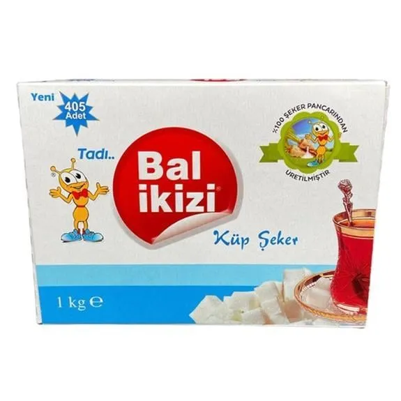 Bal İkizi Küp Şeker 1 Kg (405 Adet)