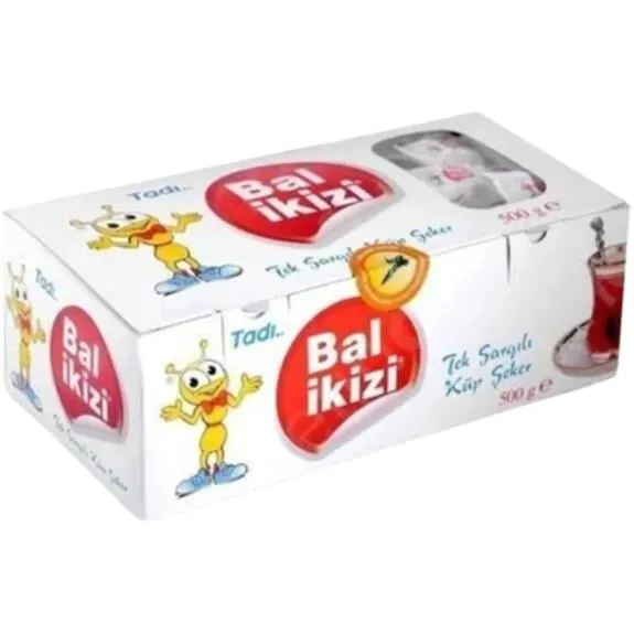 Bal İkizi Tek Sargılı Küp Şeker 500 Gr