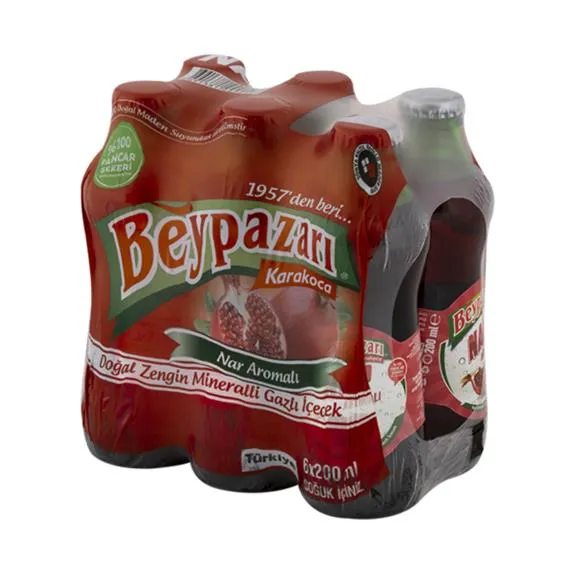 Beypazarı Nar Aromalı Maden Suyu 6X200 Ml
