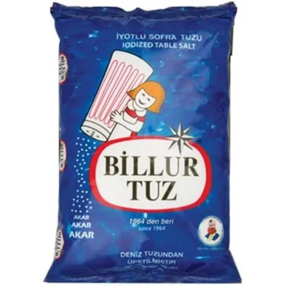 Billur Tuz İyotlu Tuz Poşet 1500 Gr