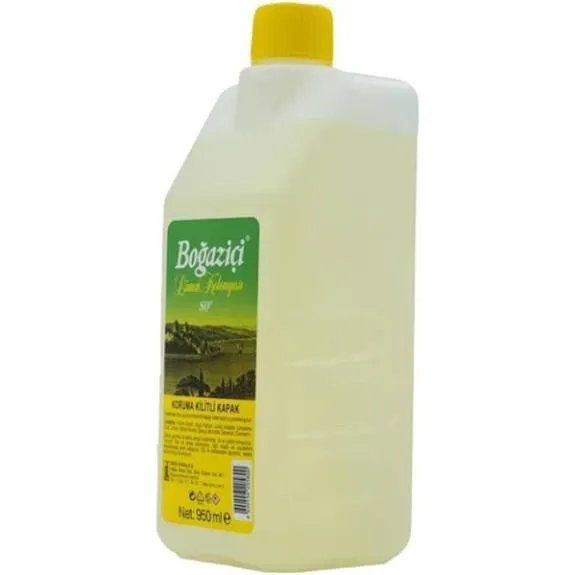 Boğaziçi Limon Kolonyası Kilitli Kapak 950 Ml (Bidon)