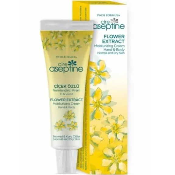 Cire Aseptine Çiçek Özlü El-Vücut Nemlendirici Krem 30 Ml Tüp