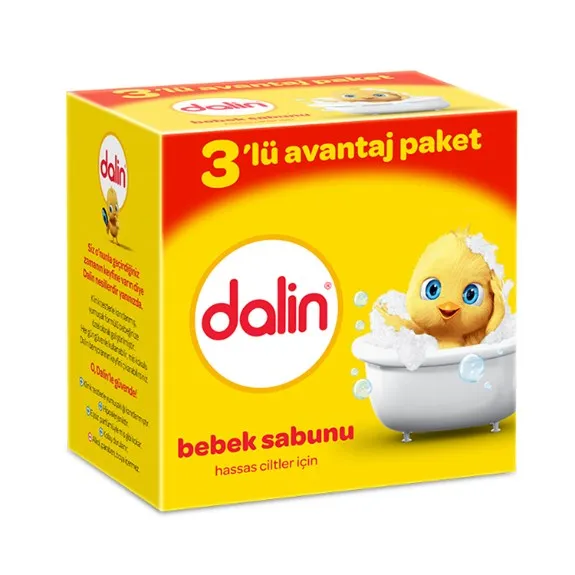 Dalin Bebek Sabunu Klasik 3 Lü Paket 3X100 Gr