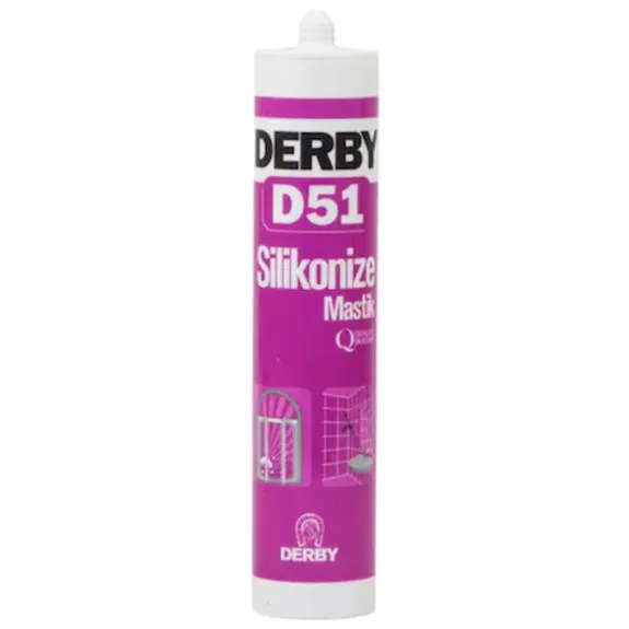 Derby Mastik Silikonize D51 Beyaz 500 Gr