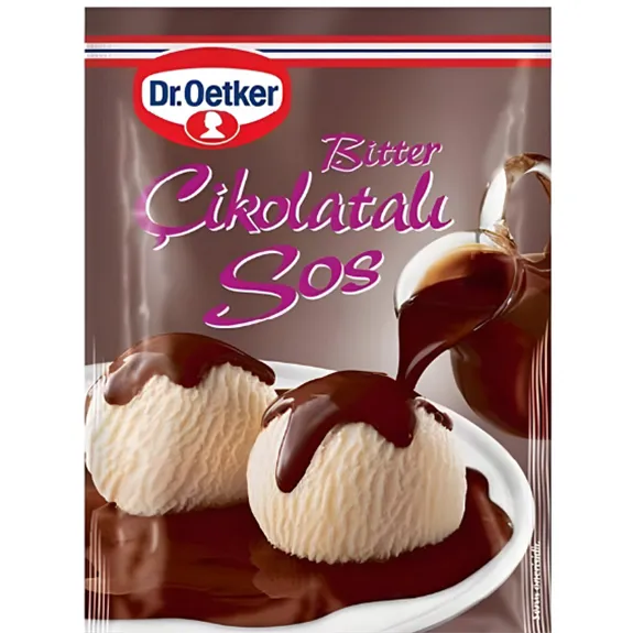 Dr.Oetker Bitter Çikolatalı Tatlı Sos 125 Gr