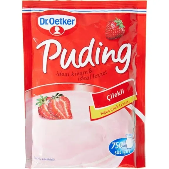 Dr.Oetker Çilekli Puding 120 Gr