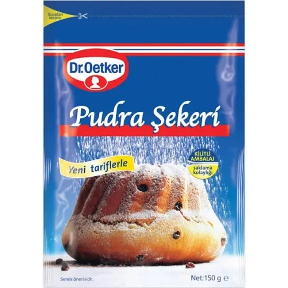 Dr.Oetker Pudra Şekeri Kilitli Ambalaj 150 Gr