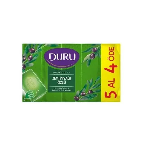 Duru Banyo Ve Duş Sabunu Zeytinyağı Özlü 5X150 Gr