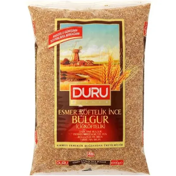 Duru Esmer Çiğ Köftelik İnce Bulgur 1 Kg