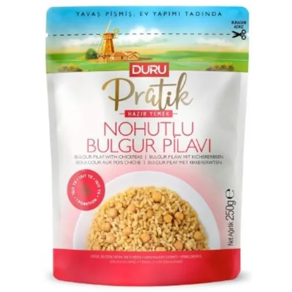 Duru Pratik Hazır Yemek Nohutlu Bulgur Pilavı 250 gr