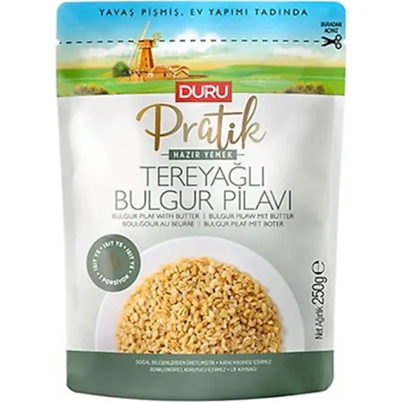 Duru Pratik Hazır Yemek Tereyağlı Bulgur Pilavı 250 Gr