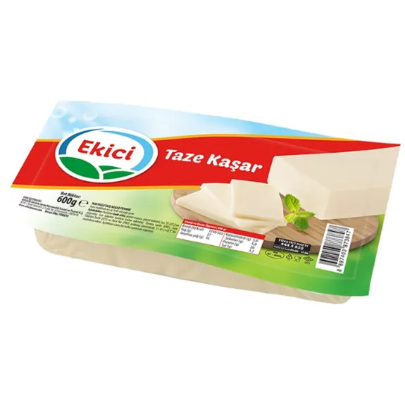 Ekici Tam Yağlı Taze Kaşar Peyniri 600 Gr