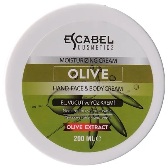 Escabel Zeytinyağlı El-Vücut Nemlendirici Krem 200 Ml