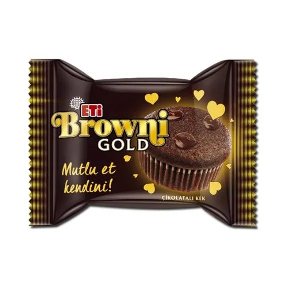 Eti Browni Gold Kakao Soslu Çikolatalı Kek 45 Gr
