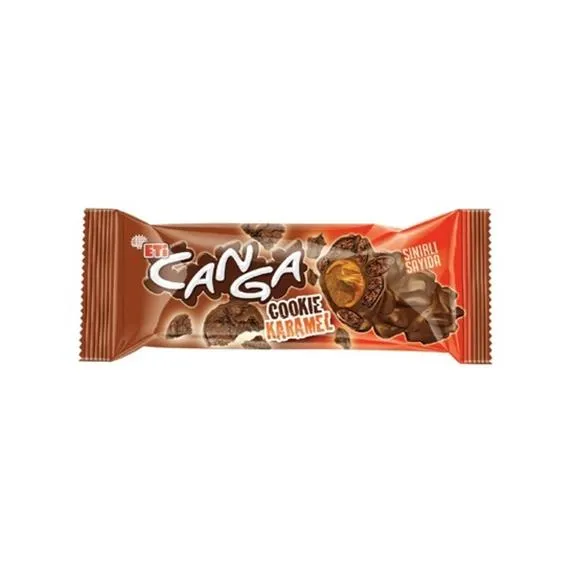 Eti Canga Cookie Sütlü Çikolatalı Karamelli 45 Gr