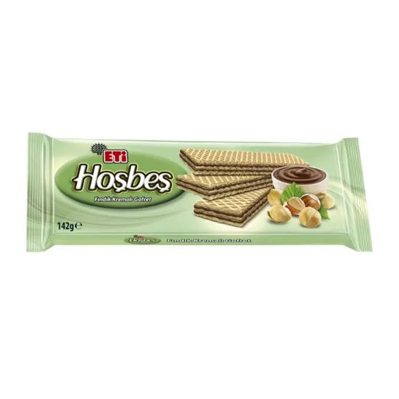 Eti Hoşbeş Fındık Kremalı Gofret 142 Gr