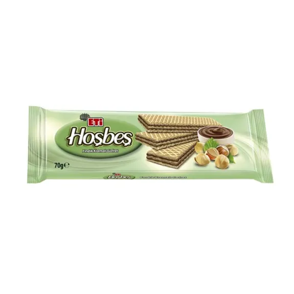 Eti Hoşbeş Fındık Kremalı Gofret 70 Gr