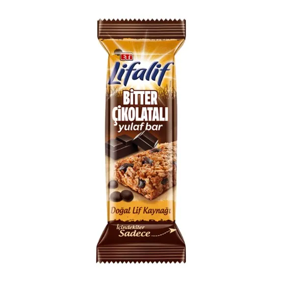 Eti Lifalif Müsli Bar Bitter Çikolatalı 35 Gr