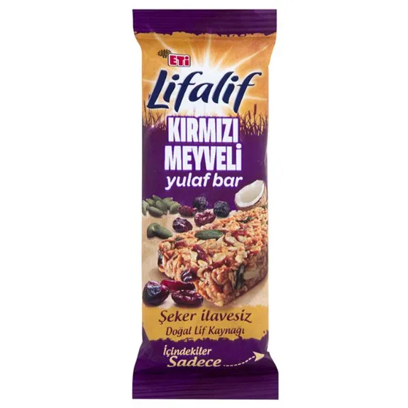 Eti Lifalif Müsli Bar Kırmızı Meyveli 35 Gr