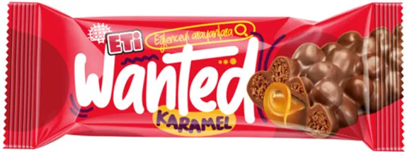 Eti Wanted Çikolata Kaplamalı Gevrekli Bar 22 Gr