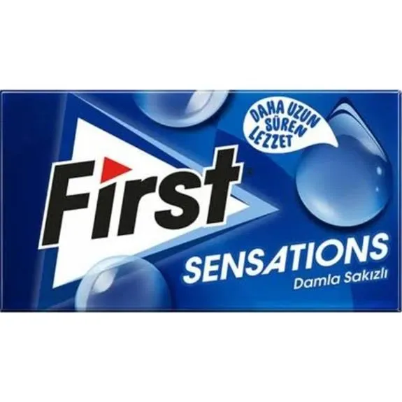 First Sensations Damla Sakızı Aromalı Sakız 27 Gr