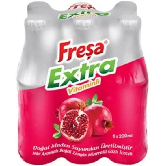 Freşa Extra Nar Aromalı Maden Suyu 6X200 Ml