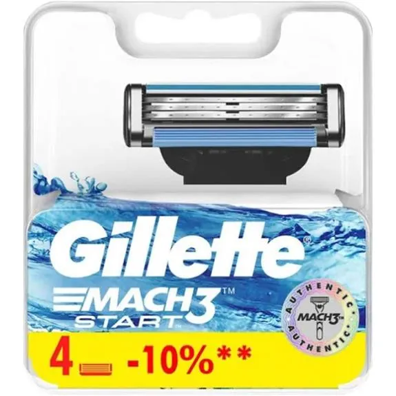 Gillette Mach 3 Start Yedek Tıraş Bıçağı 4 Lü