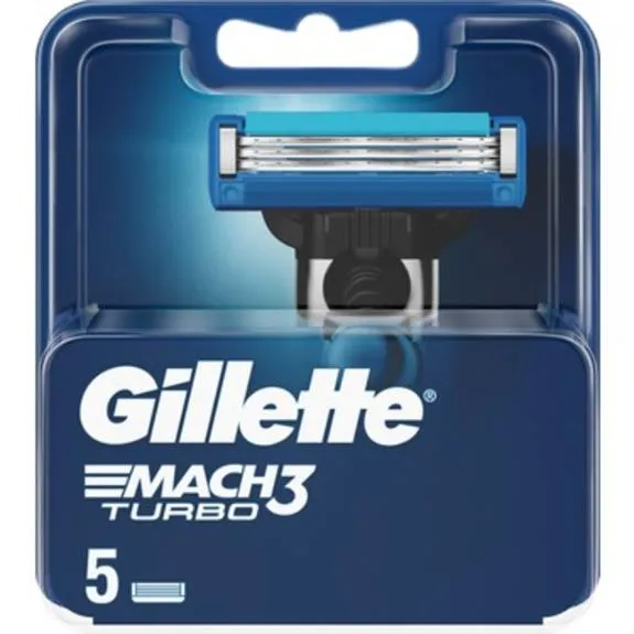 Gillette Mach 3 Turbo Yedek Tıraş Bıçağı 5 Li
