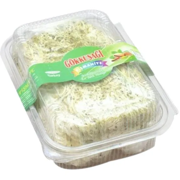 Gökkuşağı Pişmaniye Saçaklı Fıstıklı 400 Gr