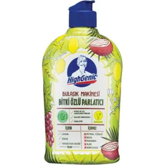 Highgenic Bulaşık Makinesi Parlatıcısı 500 Ml Bitki Özlü