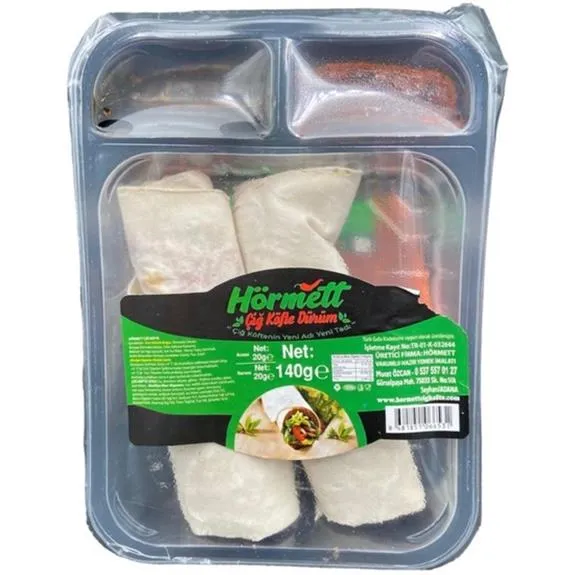Hörmett Çiğ Köfte Dürüm Vakumlu 140 Gr
