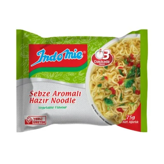 İndo Mie Sebze Aromalı Noodle 75 Gr