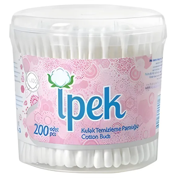 İpek Kulak Çubuğu 200 Lü Yuvarlak
