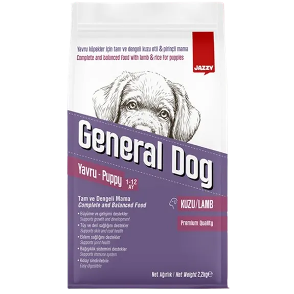 Jazzy General Kuzu Etli Yavru Köpek Maması 2,2 Kg