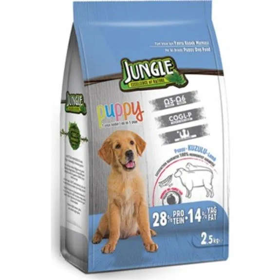 Jungle Kuzu Etli Yavru Köpek Maması 2,5 Kg