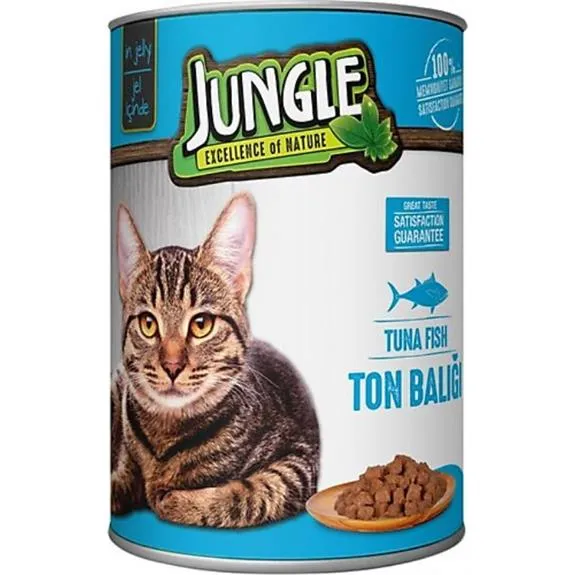Jungle Ton Balıklı Kedi Maması 415 Gr
