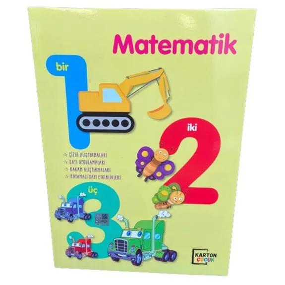 Karton Çocuk Matematik Alıştırma