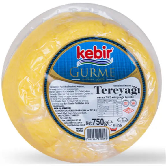 Kebir Gurme Tuzsuz Tereyağı 750 Gr