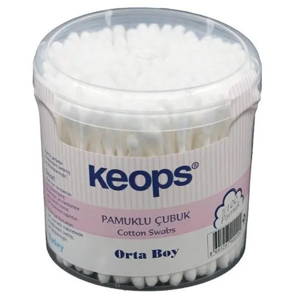 Keops Kulak Çubuğu 200 Lü Yuvarlak (Orta Paket)