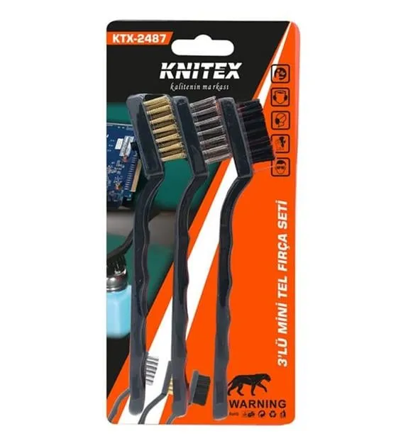 Knitex Fırça Takımı Tel 3 Lü Ktx-2487